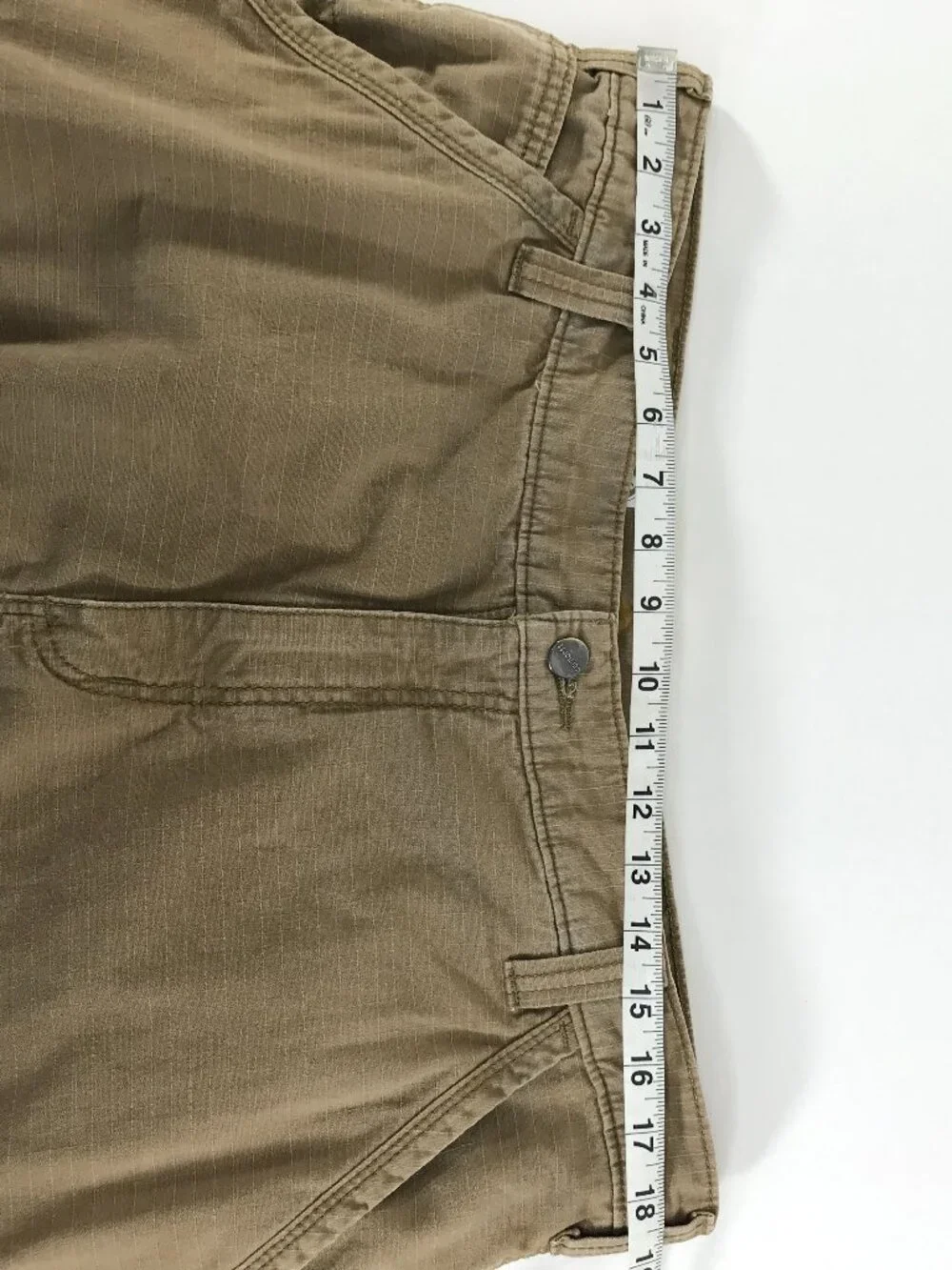 Carhartt Force Tappen Cargo Short Men's Size 38 Tan Relaxed Fit Cotton Workwear